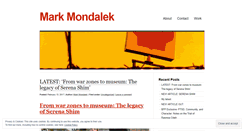 Desktop Screenshot of markmondalek.com